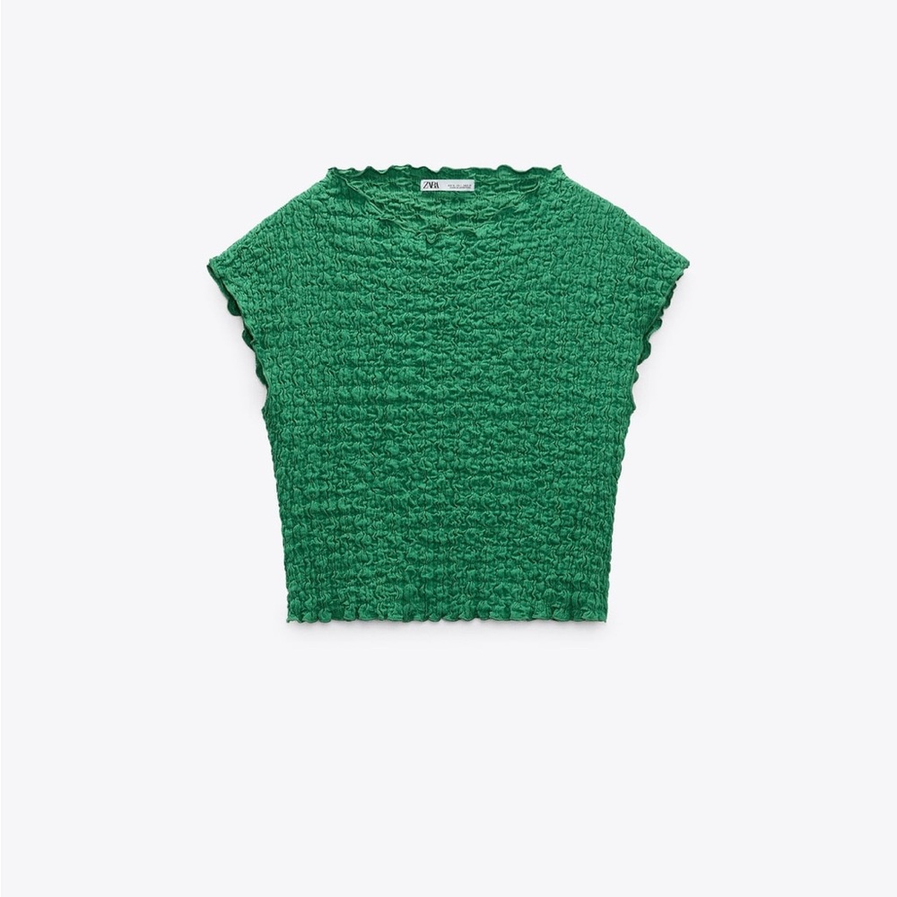 Zara textured top